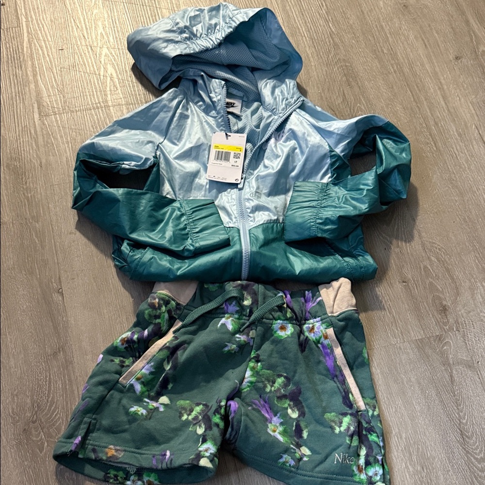 Nike Light Blue Windbreaker Jacket